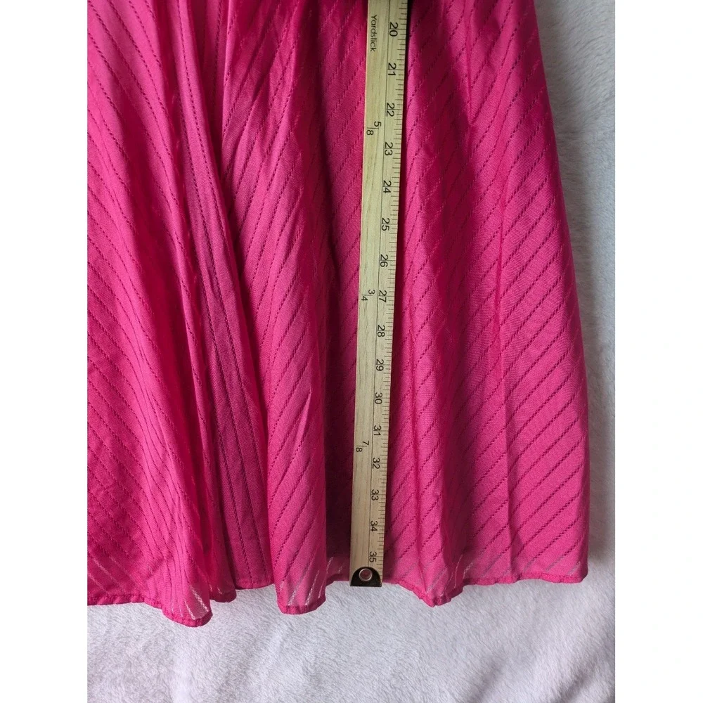 Vintage Undercover Wear Nightgown Pink Nylon Lingerie Dress 1X‎ Large USA